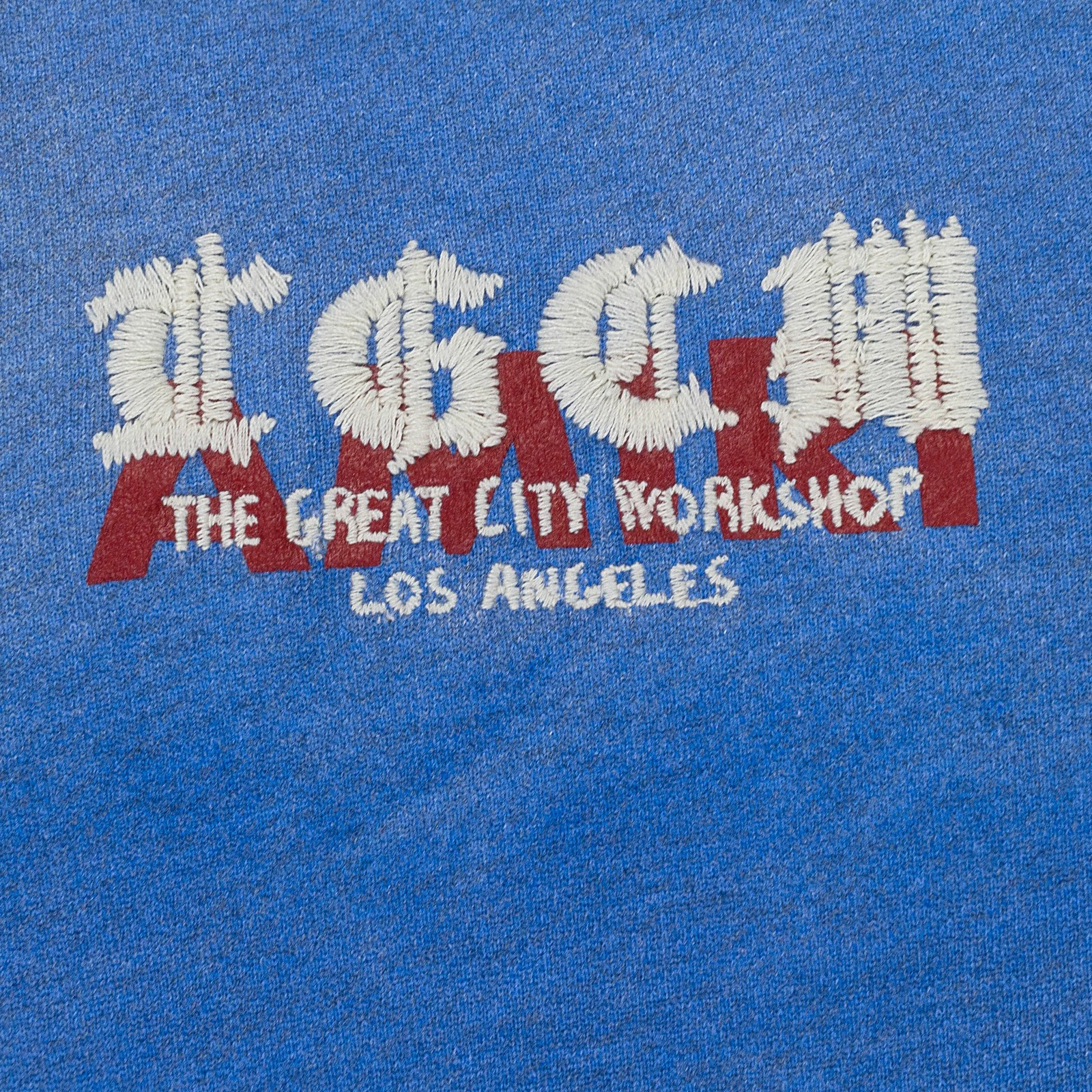 AMIRI BLUE T.G.C.W. nuovo con etichetta FLAMES FELPA CON CAPPUCCIO TAGLIA XXL $1390