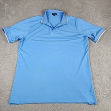 Peter Millar Shirt Mens Extra Large Blue Crown Crafted Polo Golf Performance