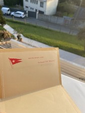 Lettre SS Baltic White Star