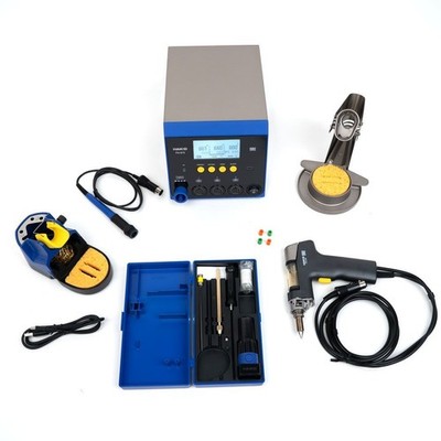 Hakko FX973-010 - 3 Channel Rework Station w/ FX-9701 Iron & FR-4103 Gun -notips
