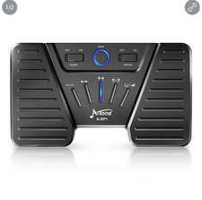 AITONE Wireless Page Turner Bluetooth Foot Pedal Music for iPad