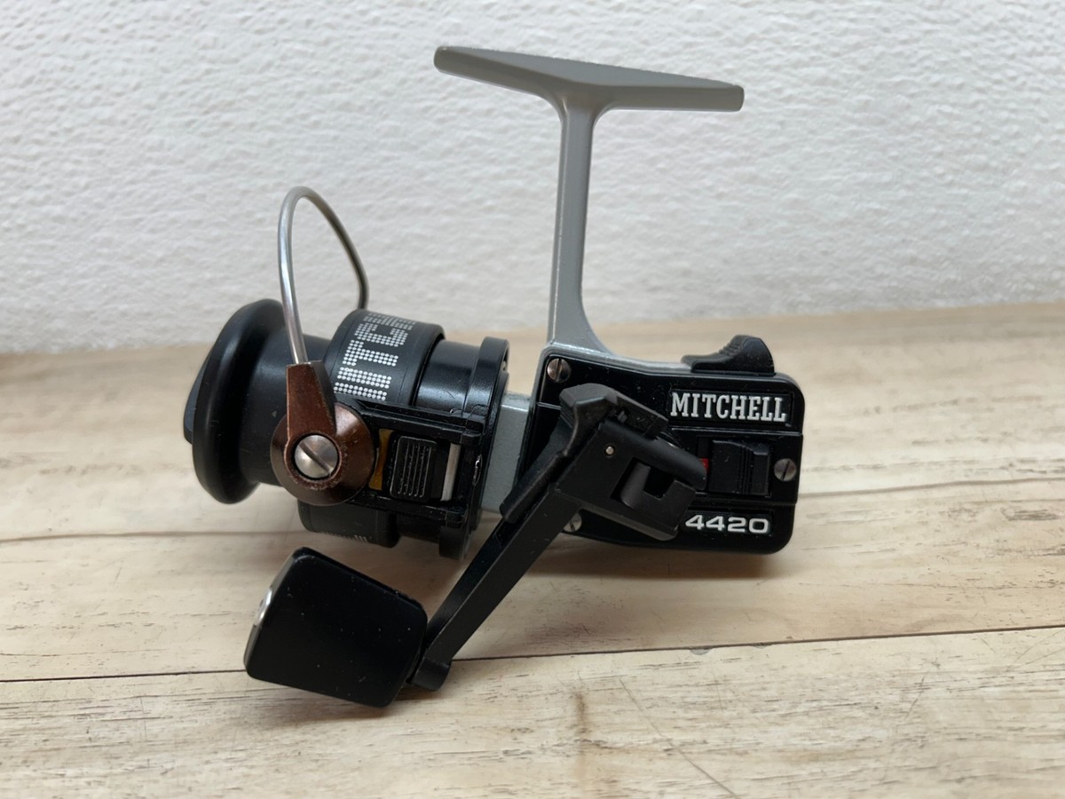 レア/MITCHELL 4420 Vtg 1980s Mitchell 4420 Spinning Fifhing Reel Made In France