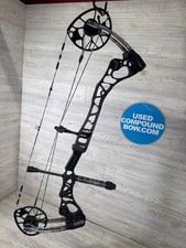 Used Mathews Halon 32 6 Black Riser Elevated II Limbs 30in 70#
