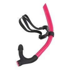Pink)Front Snorkel Breathing Tube Detachable Swimming For Snorkeling Diving