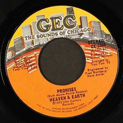 HEAVEN & EARTH: i can't seem to forget you / promises GEC 7