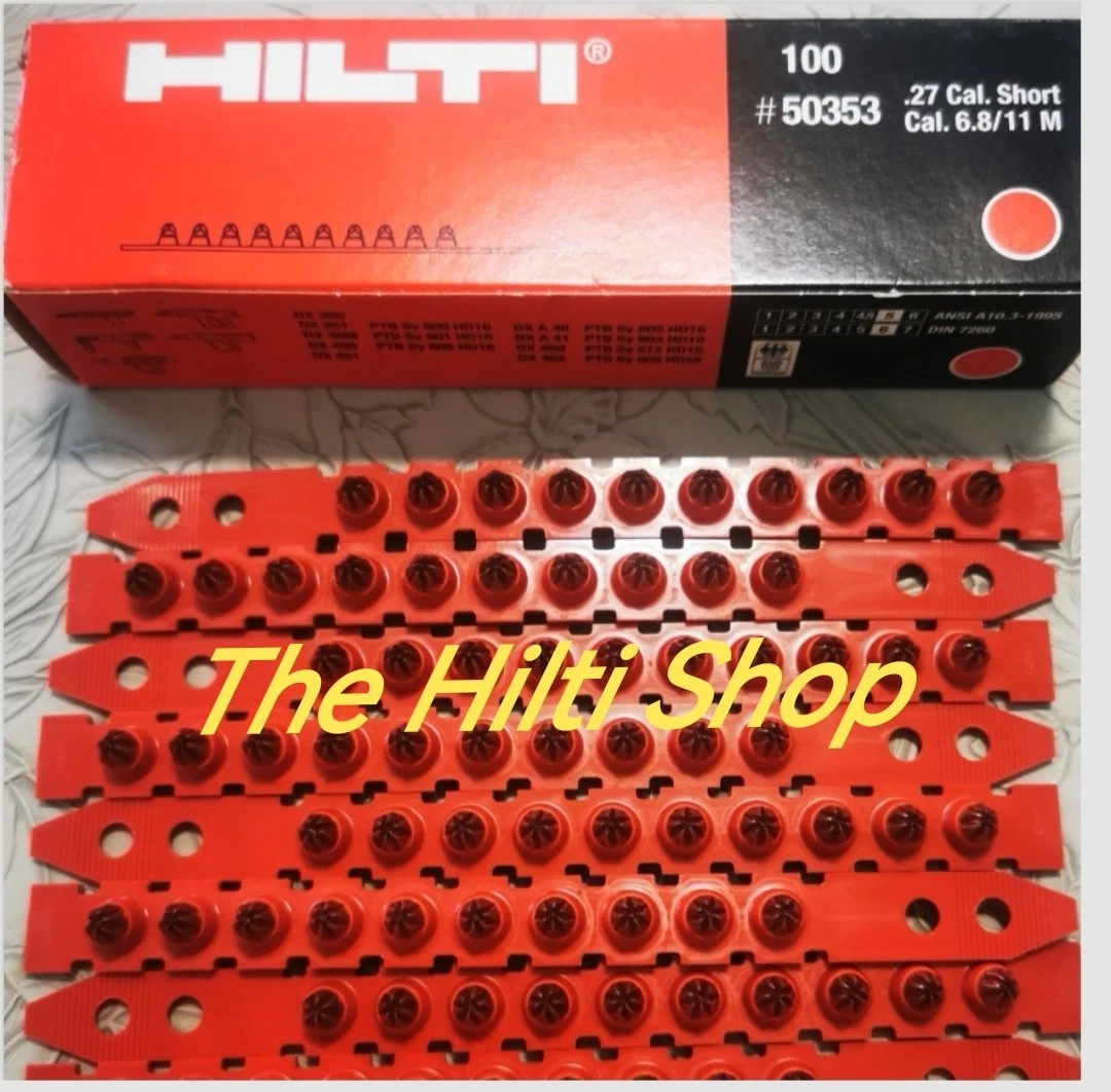Hilti X-DNI 47 P8 Box of 100 Concrete Anchor Nails FNOB