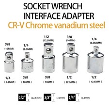 1Pcs Drive Spanner Converter Socket Adapter 1/4 3/8 1/2 Inch Socket Converter