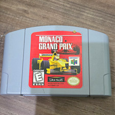 Nintendo Monaco Grand Prix N64 NTSC-U/C Ubi Soft E Racing Game Cartridge