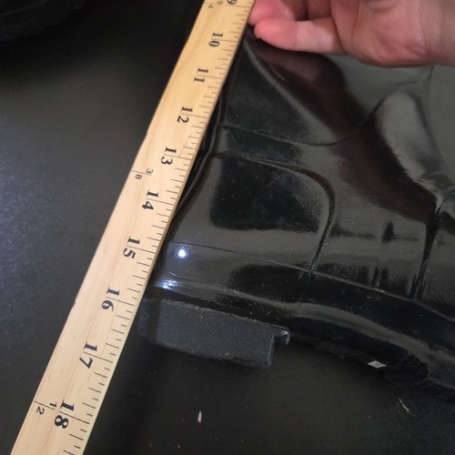 Womens Hunter Rubber Knee High Rain boots, Black Size 9 EXCELLENT - Picture 9 of 9