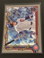 2025 Topps Holiday Ian Happ Metallic Snowflake Parallel Card NM