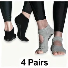 Women’s Yoga Socks with Non-Slip Grip for Pilates Barre Ballet & Dance