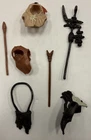 Vintage Star Wars Ewok Weapons & Accessories For Paploo, Wicket & Logray Rare!
