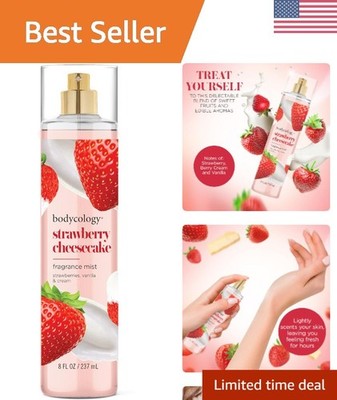 Sweet Escape: Strawberry Cheesecake Fragrance Body Spray 8 fl oz -  Luxury
