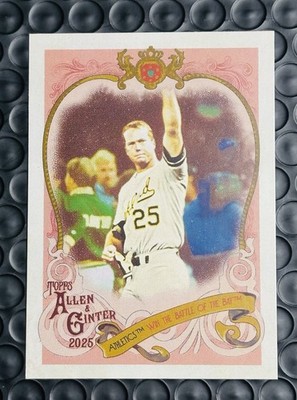 2025 Topps Allen & Ginter Sweet Victory SV-26 Mark McGwire, Oakland Athletics