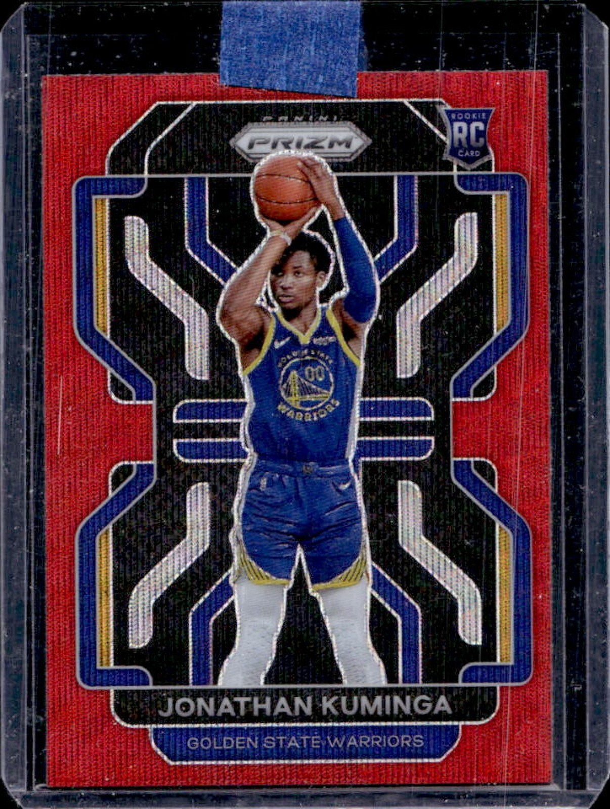 2021-22 Prizm Jonathan Kuminga RC Ruby Wave Rookie #307 Warriors
