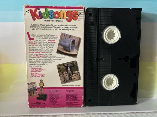 KIDS ONGS VHS Tape 1991 Very Silly Songs - Imagen 2 de 3