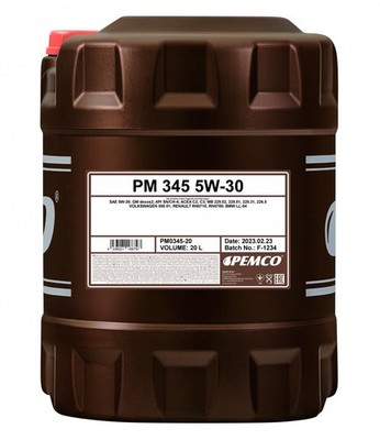 PEMCO Motoröl PKW, Transporter PM0345 iDRIVE 345 5W-30 20 Liter