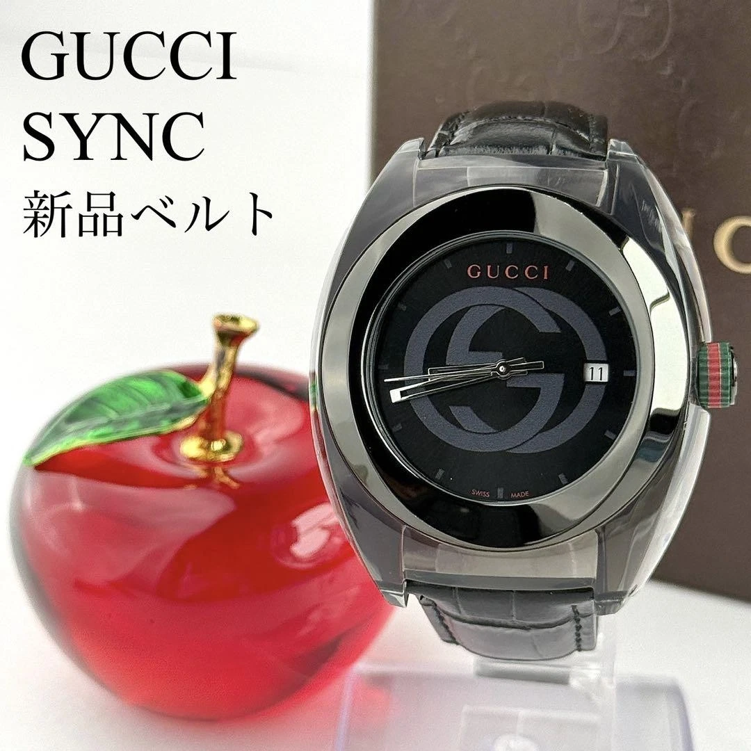 Ceinture 603 Gucci évier homme taille 137,1 noir date