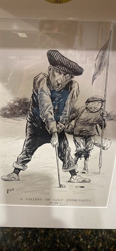 A Gallery Of Golf Enthusiasts Drawn By E W Kemble