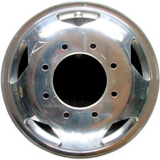 Wheel Rim Chevrolet Gmc Sierra 3500 Hd Silverado 17 Oem Front Polished Oe 5519