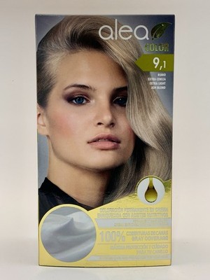 Alea Color Extra Light Ash Blond Permanent Box Hair Dye 