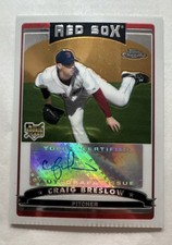 2006 Topps Chrome - Craig Breslow #337 (AU, RC) Error - Crimped