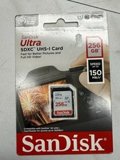 SanDisk 256GB Ultra SDXC UHS-I Memory Card - Up to 150MB/s