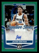 2024-25 Donruss Optic #SS-GOT Jazian Gortman Signature Series Green #/49