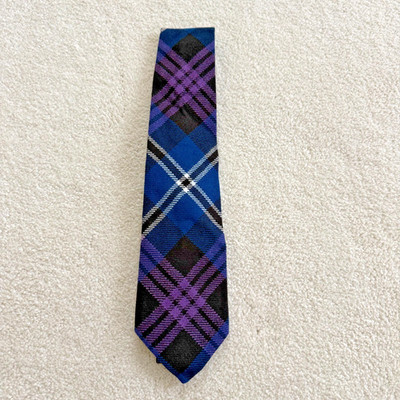 Men's Scottish Neck Ties For Kilt Various Clan Tartan Acrylic Wool Necktie