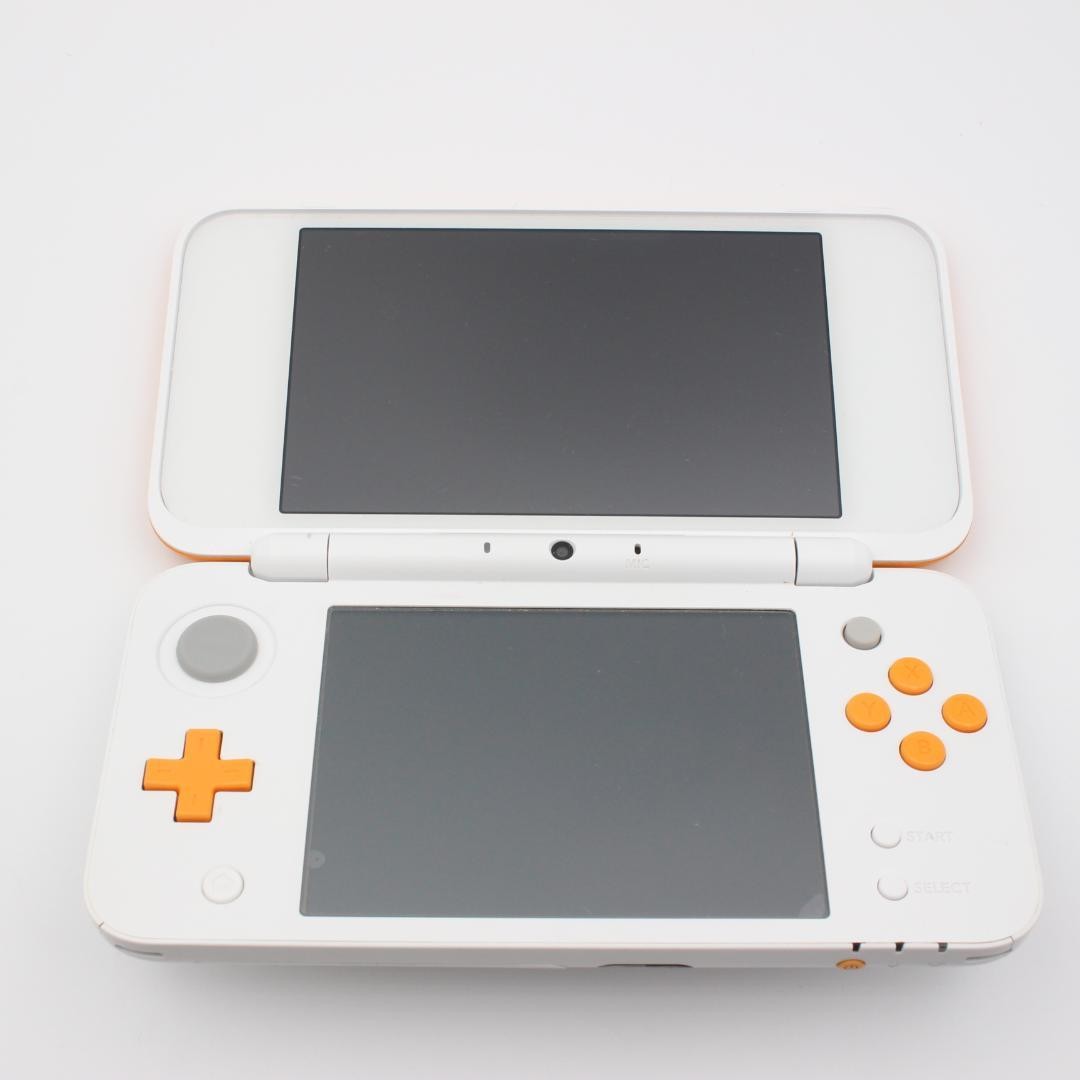 Nintendo 2DS LL White Orange Console with Charger New 2DS XL Japan