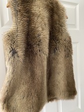 Gilet medio pelliccia sintetica Zara vintage