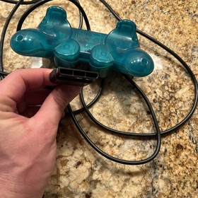  Sony PlayStation 2 PS2 Emerald Green Clear Controller  Tested