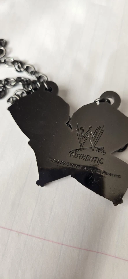 CM Punk Vintage 2013 Colgante/Cadena/Collar Metal WWE Borde Recto Foto 4 de 4