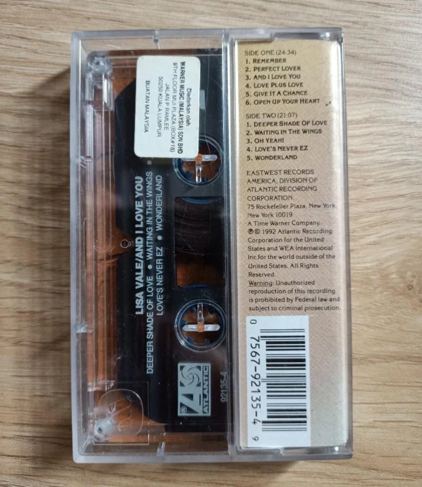 Lisa Vale : And I Love You ( Cassette Tape ) - Image 2 of 4