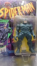 1994 Toy Biz Marvel Spider-Man From The New Animated Series Rhino Figure On Card