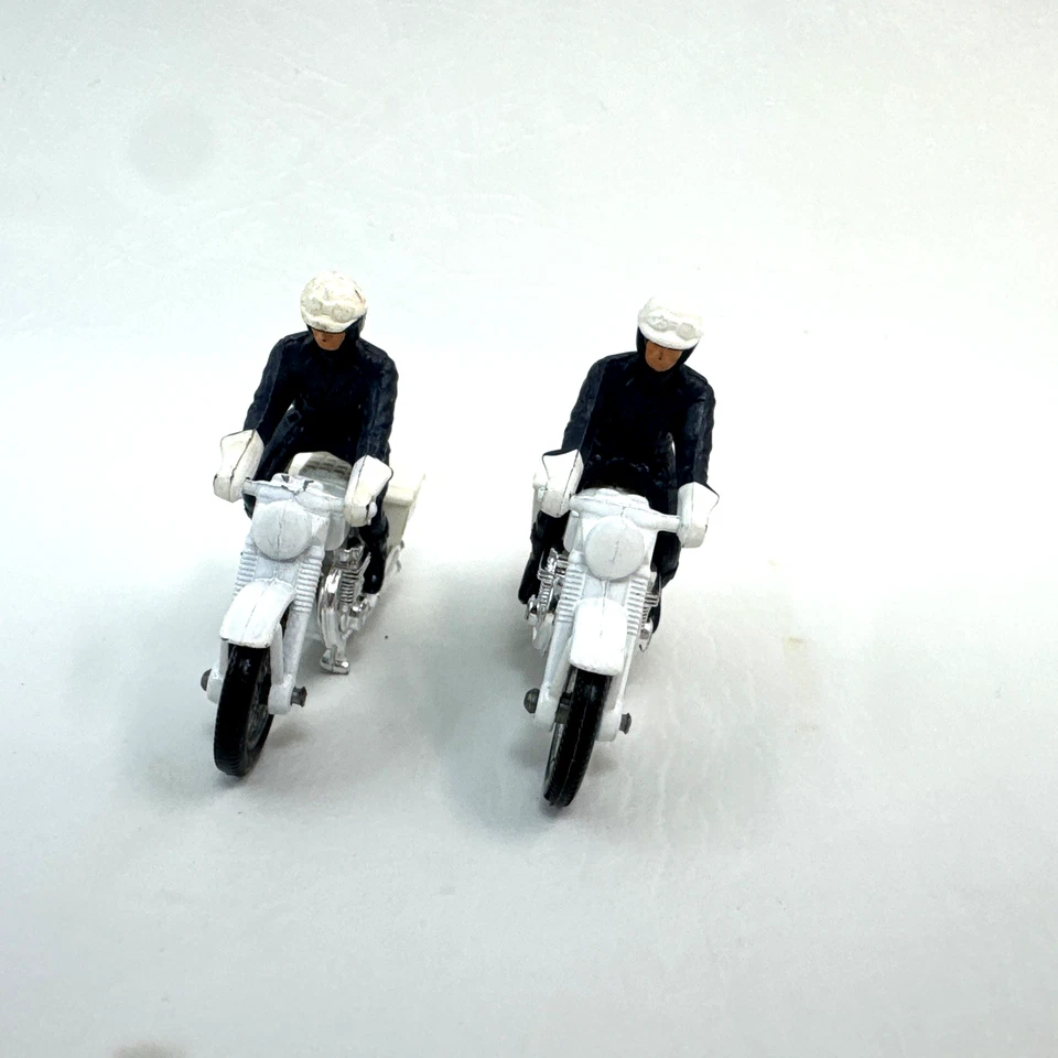 2 Lot - 1977 - Matchbox Super-Fast Honda 750 Police Motorcycle - 57721 Lesney - Image 2 of 4