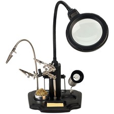 Image of Anvil AV-HHLMP LED Magnifying Lamp With Helping Hands - Battery Only