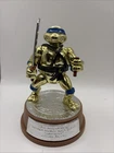 Vintage TMNT Action Figure Leonardo 5th Anniversary Collectible Trophy Toy