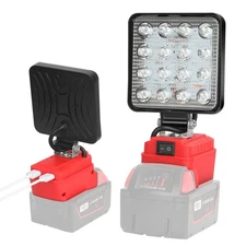 4/7' Wireless LED Work Light for Milwaukee M18 18V Battery Cordless Outdoor Lamp