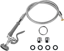Commercial Pre Rinse Spray Valve with 60'' Hose for Kitchen  Restaurant Use