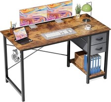 40-47 Inch Home Office Computer Desk with Drawer Writing Desk Work Desk PC Table