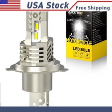 AUXITO H4 9003 HB2 LED Bulb Beam Hi/Lo White Motorcycle Headlight High Power XH