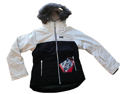 Helly Hansen W Powderstar Jacket. BLACK/WHITE 65646. (BOX 9)