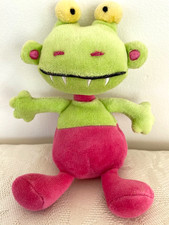 Jellycat Alien Monster Soft Plush Toy Green and Pink 5" 13cms J87 Retired.