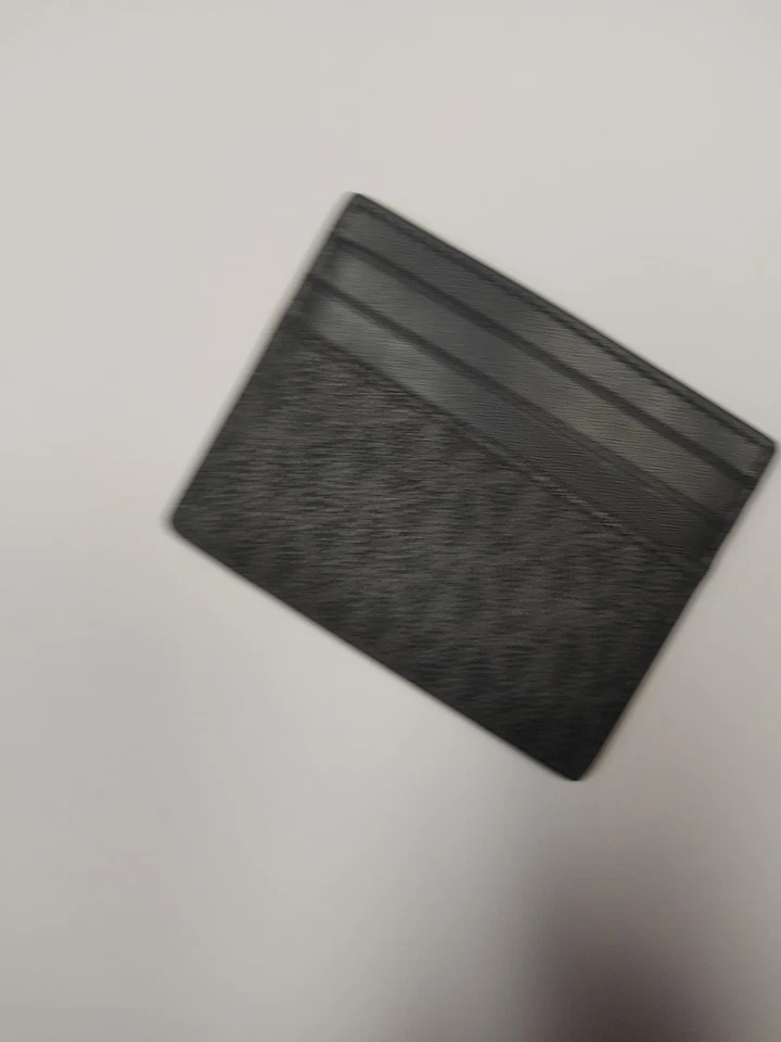 MICHAEL KORS COOPER LOGO TARJETERO ALTO NEGRO GRIS  Foto 4 de 4