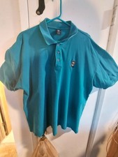 VTG Tazmanian Devil Golf Polo Mens XXL Turquoise