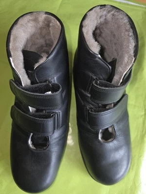 Schuhe Herrenschuhe orthopädische Gr 42   Lammfell Leder Einlage vorhanden 270mm - Bild 1 von 4