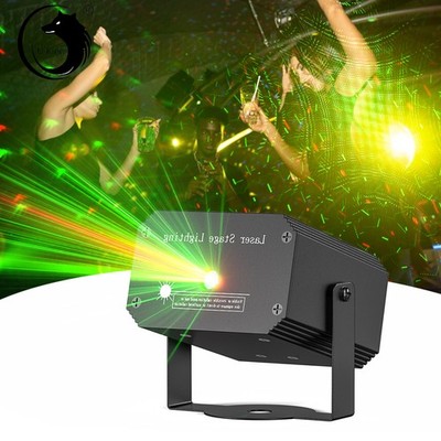 Mini Patterns Laser Light Projector Stage Lighting RGB Party Disco Club DJ Light