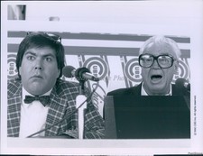 1990 Kevin Meaney Harry Caray Starring In Series Uncle Buck Television 7X9 Photo