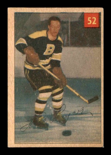Hal Laycoe [Lucky Premium Back] #52 1954 Parkhurst card